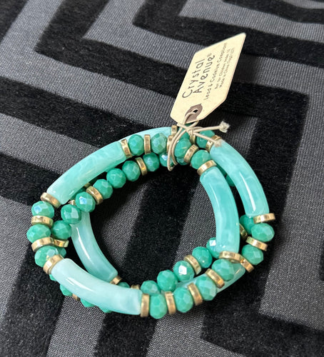 Aqua Shimmer Stack
