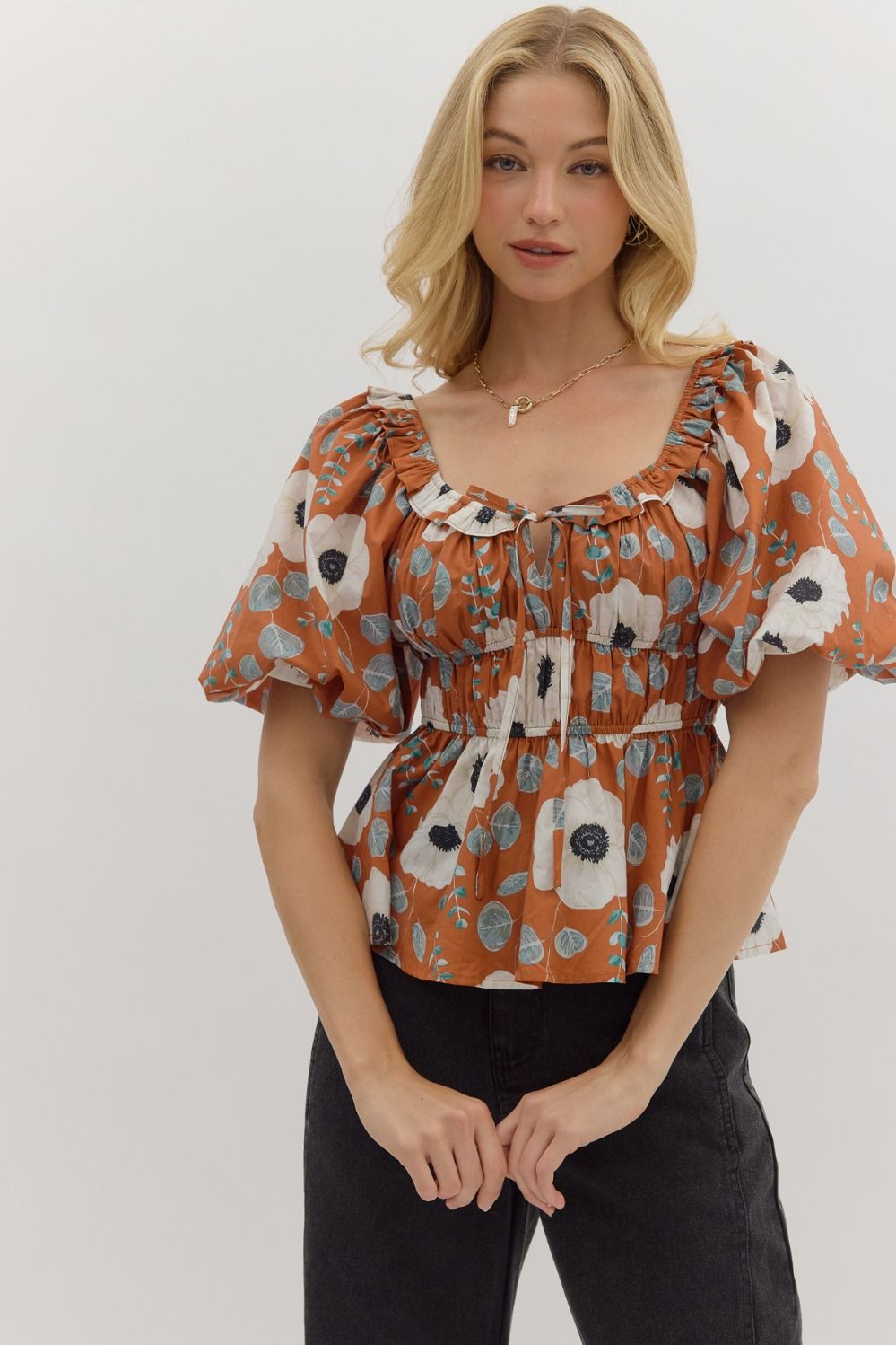 Terra Puff Sleeve Blouse