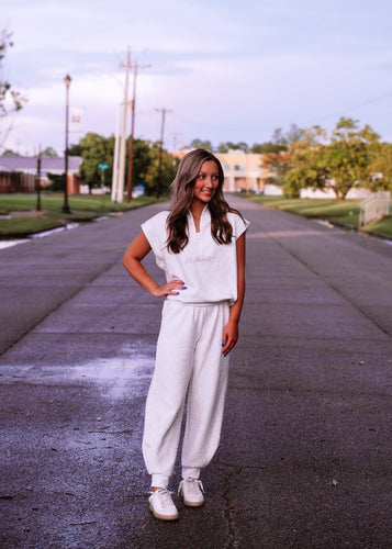 Heather Grey Scuba Lounge Set