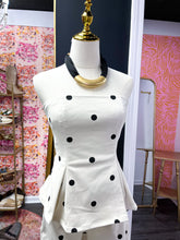 Load image into Gallery viewer, Polka Dot Peplum Set