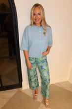 Load image into Gallery viewer, Fall Florals Pants Green
