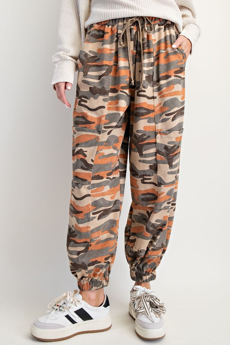 Sage/Olive Camo Joggers