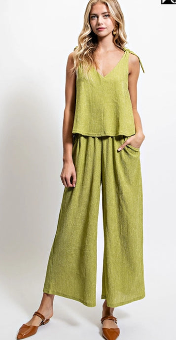 Tea Green Jumpsuit