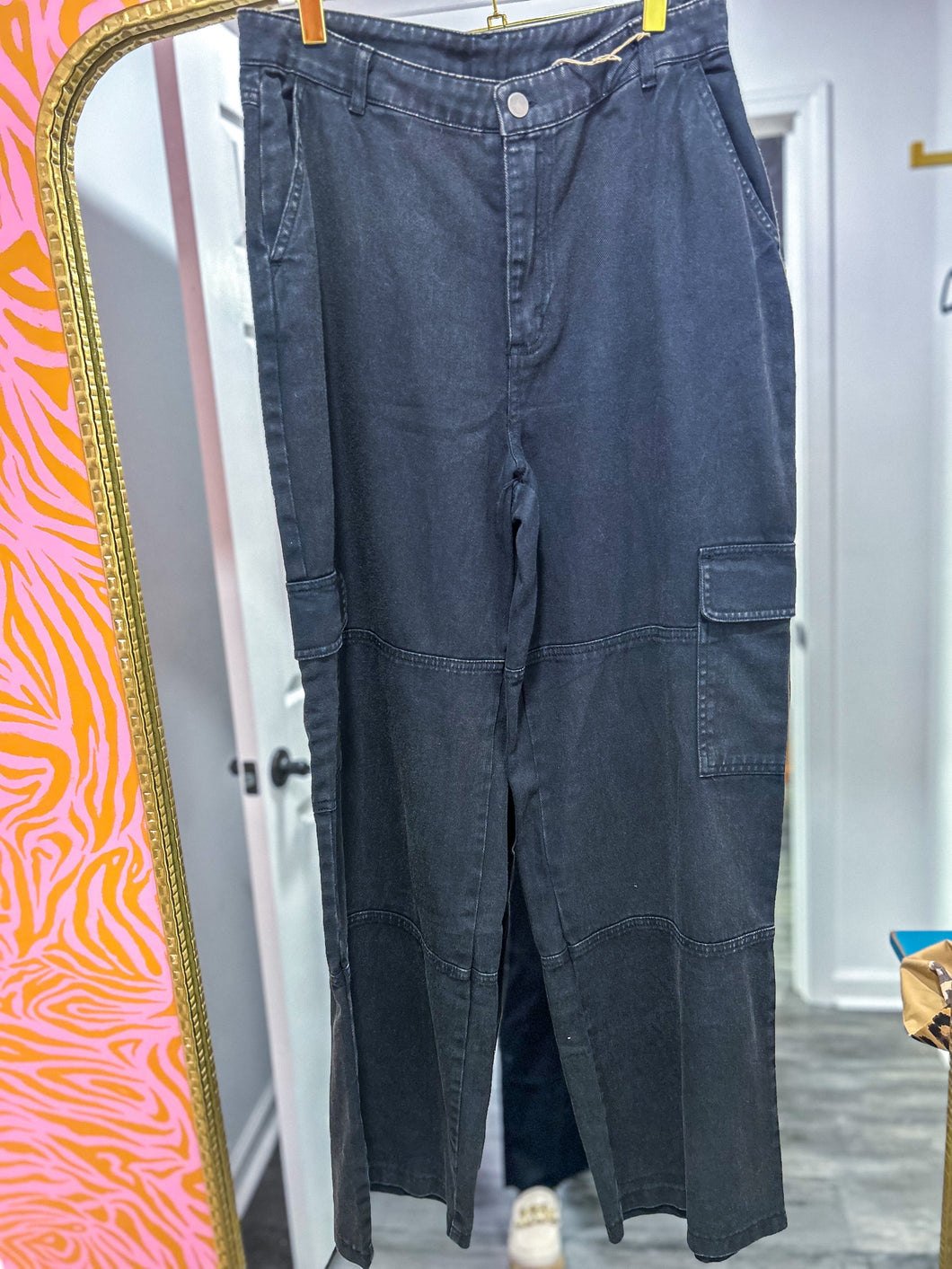 Tallie Cargo Pants Black
