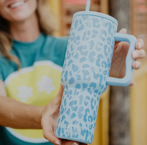 Modern Light Blue Tumbler