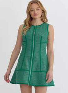 Kate Green Tweed Dress