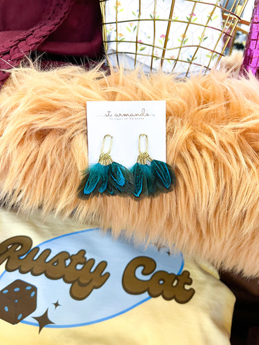 Peacock Feathers Earrings