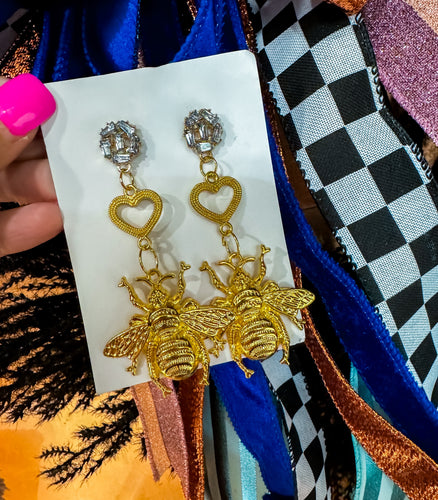 Bee Earrings