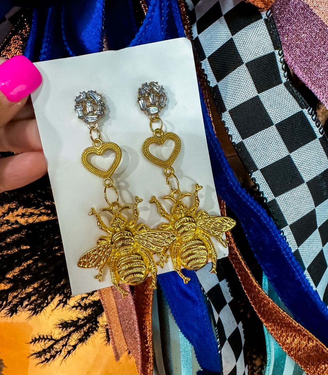 Bee Earrings