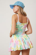 Load image into Gallery viewer, Sporty Floral Pastel Athletic Romper