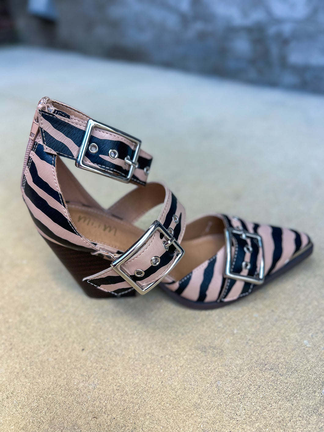 Hendrix Zebra Heels