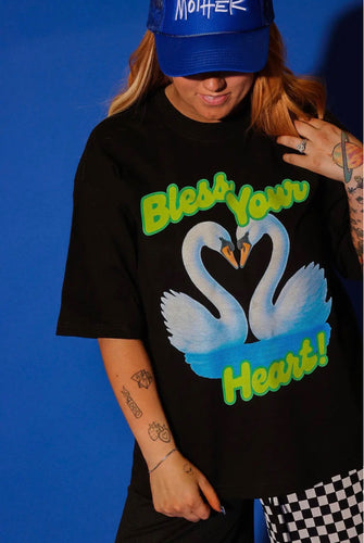 Bless Your Heart Black Graphic Tee