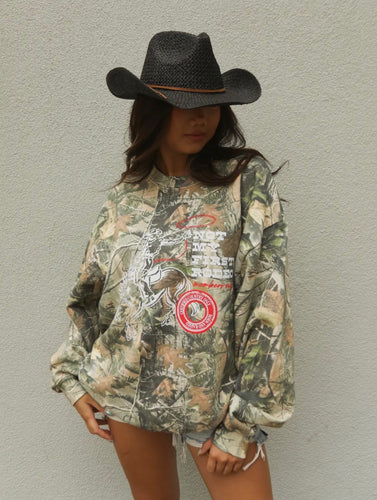 Camo Members Only Sweatshirt