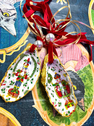 Nutcracker Oyster Ornament