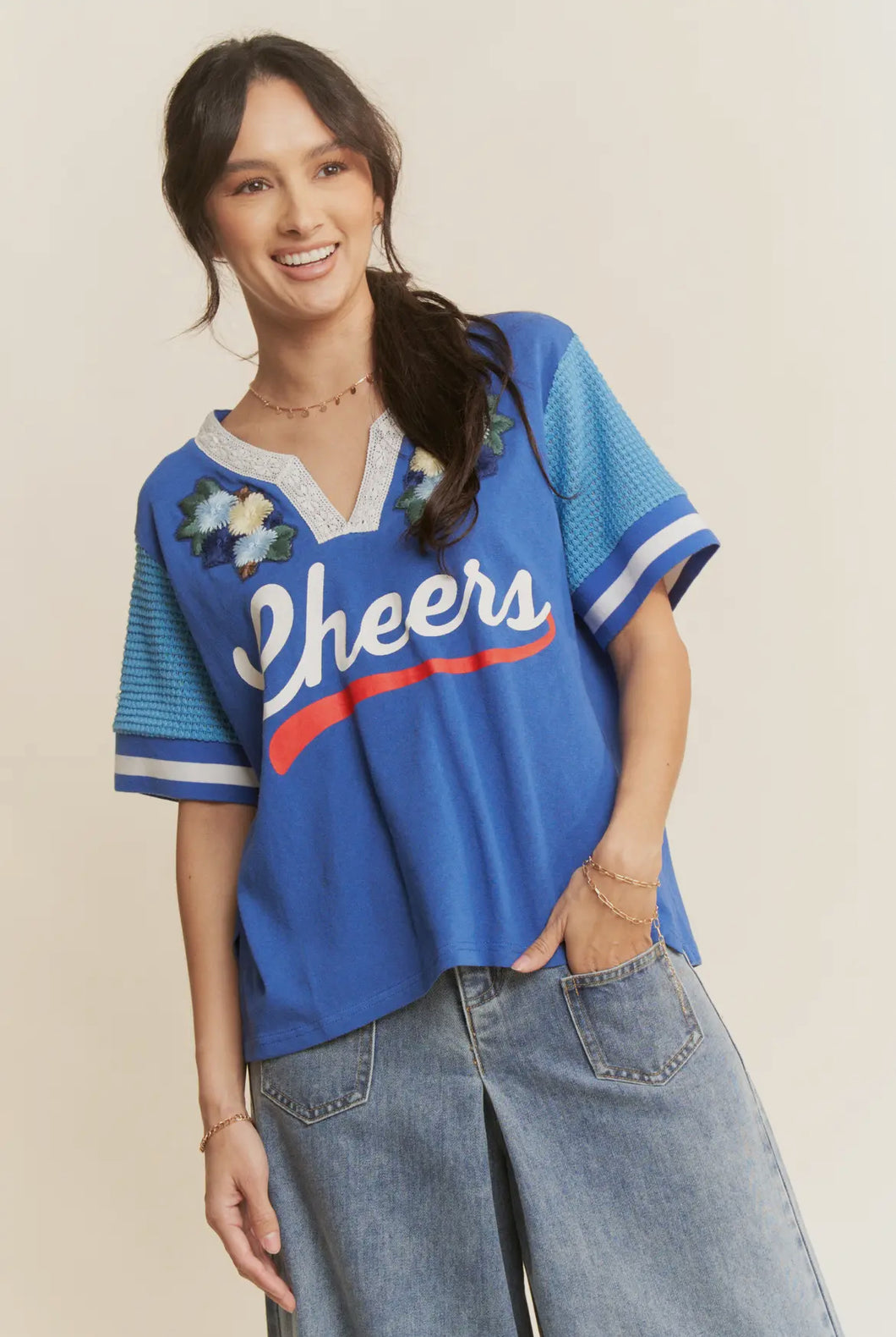 Cheers To Florals Top