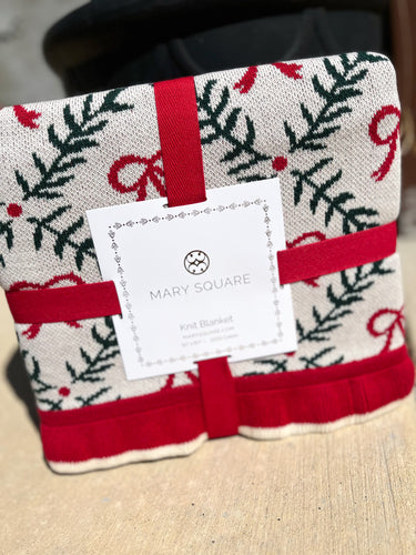 MS Blanket Holiday Trellis