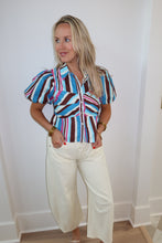 Load image into Gallery viewer, Colorful Fall Puff Sleeve Top