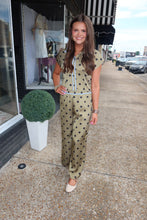 Load image into Gallery viewer, Olive Satin Pant Set