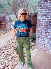 Load image into Gallery viewer, Green/Blue Striped Pants