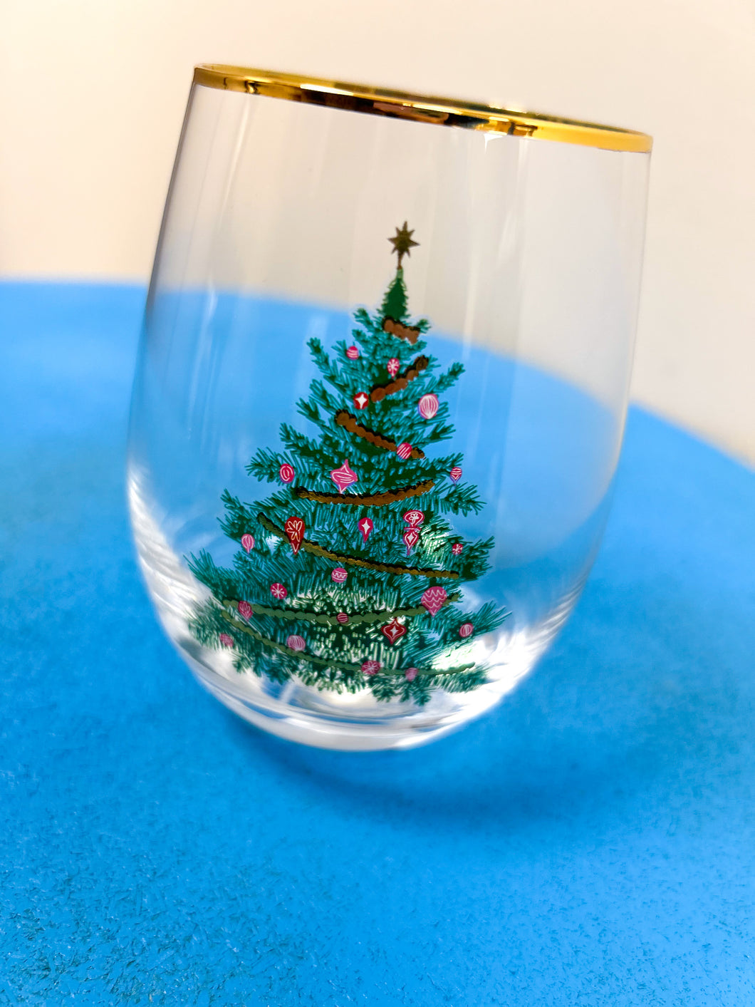 MS Whimsical Tree Wine Glass