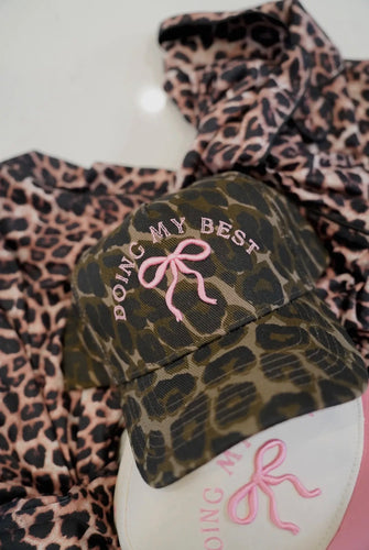Doing My Best Cheetah Trucker Hat