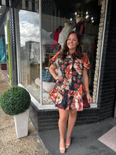 Load image into Gallery viewer, Fall floral dreams dress