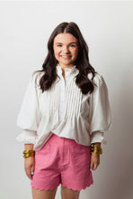 Load image into Gallery viewer, White Classy Ruffle Top