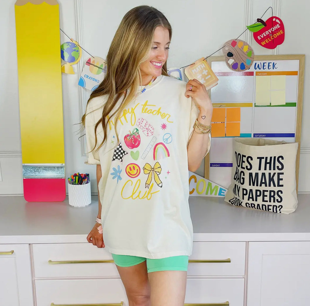 Happy Teacher Club Tee