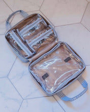 Load image into Gallery viewer, Punta Cana Large Cosmetic Case Baby Blue