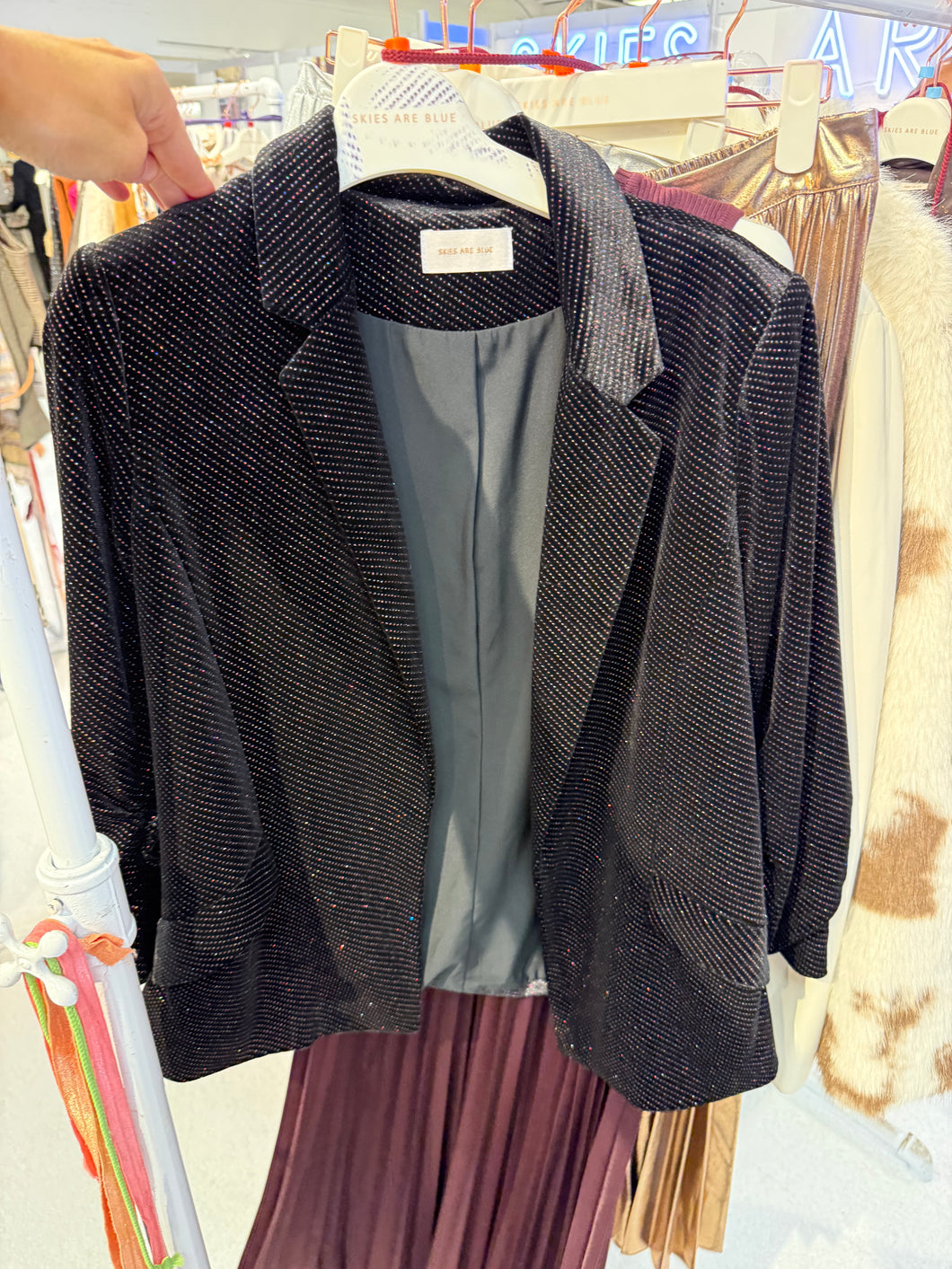 Party Time Velvet Blazer
