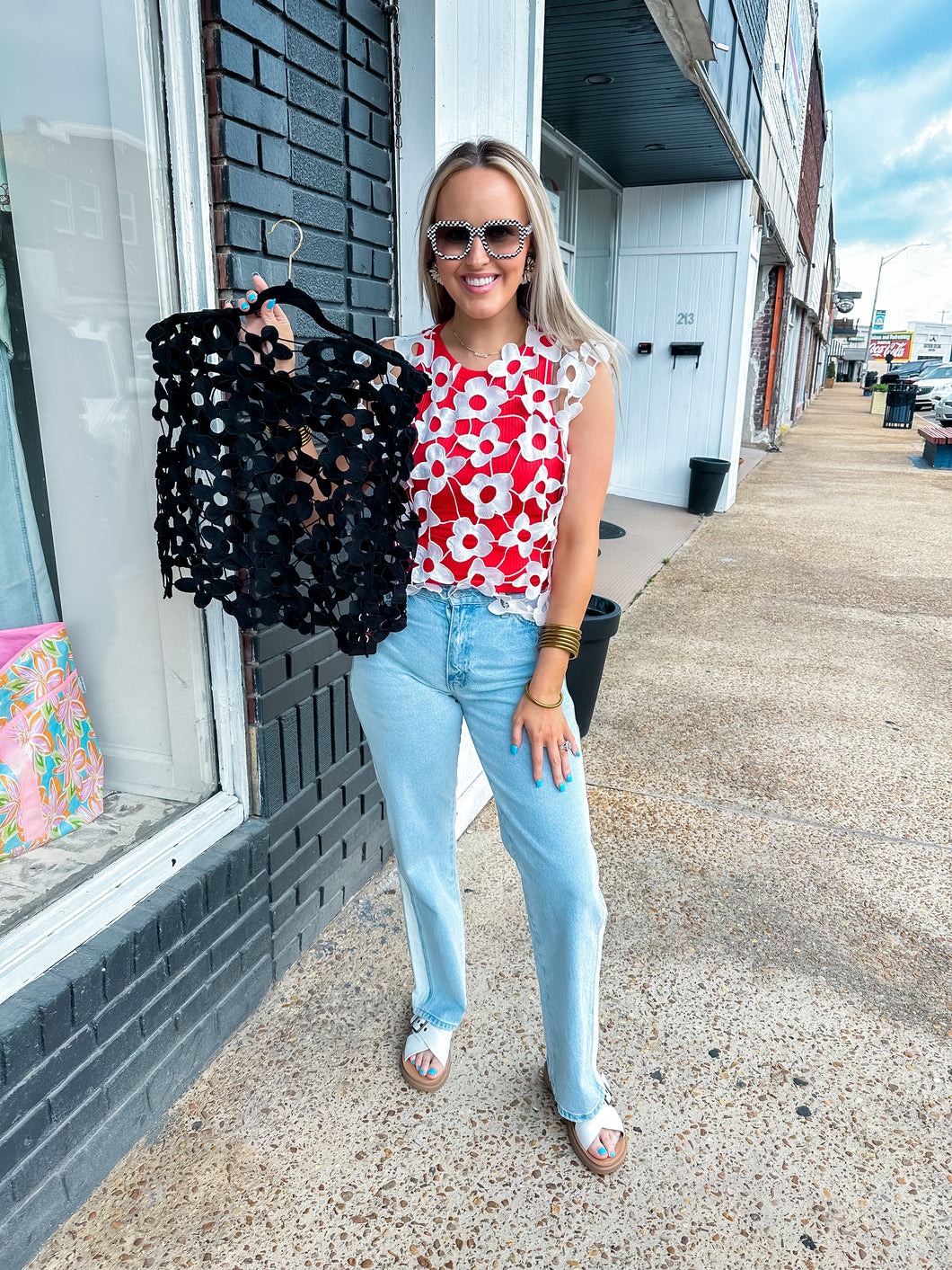 Anthro Cutout Top White