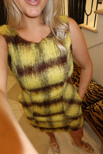 Load image into Gallery viewer, Mustard Mix Plaid Dress