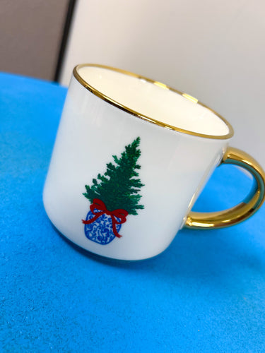 MS Chinoiserie Tree Cafe Mug
