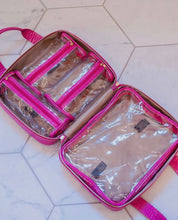 Load image into Gallery viewer, Punta Cana Large Cosmetic Case Hot Pink
