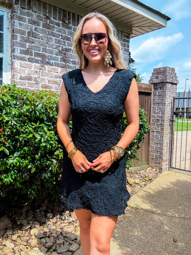 Harper Black Detail Dress