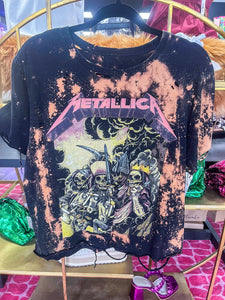 Metallica Distressed Top