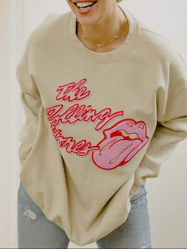 Rolling Stones Malibu Pink Sweatshirt