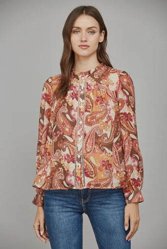 A Brown Fall Blouse