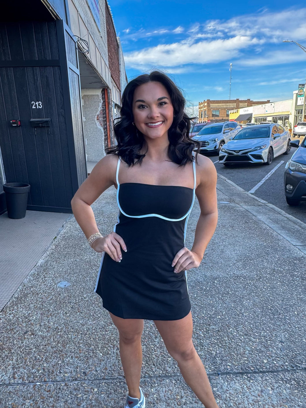 Black Dupe Athletic Dress