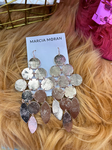 Beatrix Chandelier Earrings Rose Gold