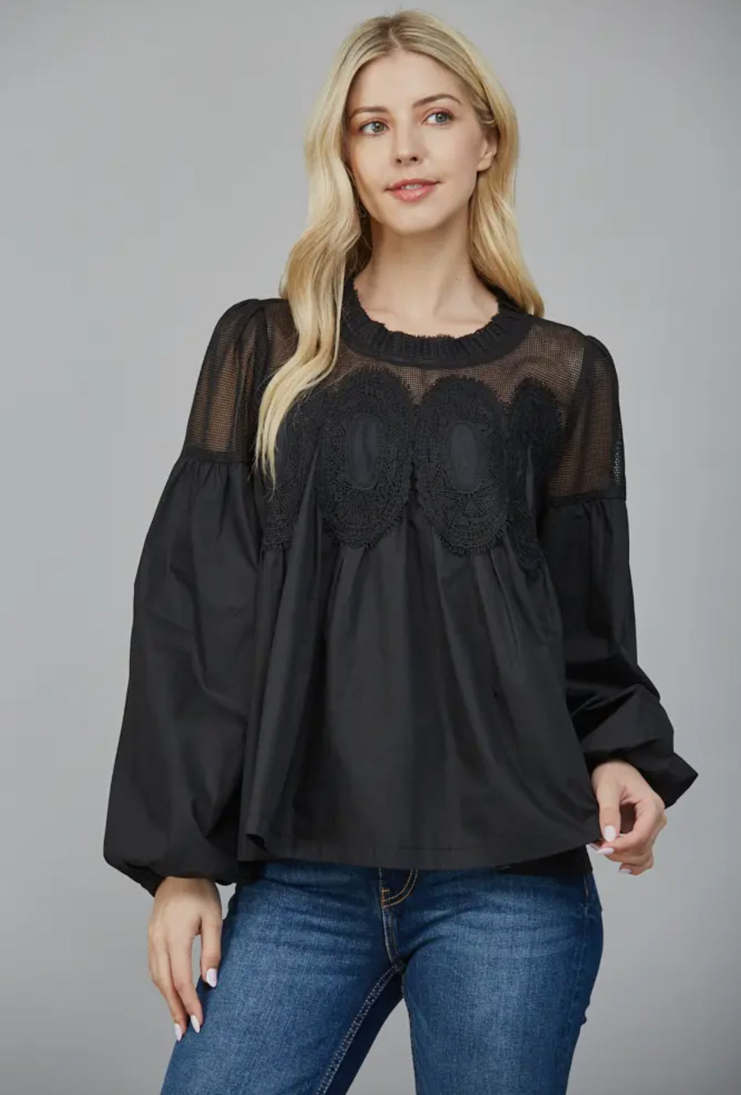 A Cool Breeze Top Black