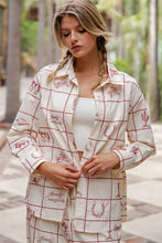 Load image into Gallery viewer, Cherrywood Western Button Down Blouse