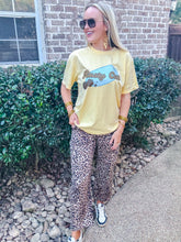 Load image into Gallery viewer, Rolling With Rusty Cat Graphic Tee Yellow