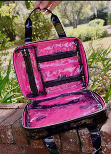Punta Cana Large Cosmetic Case Black
