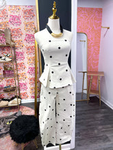 Load image into Gallery viewer, Polka Dot Peplum Set