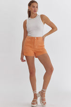 Load image into Gallery viewer, Chelle Denim Shorts Orange