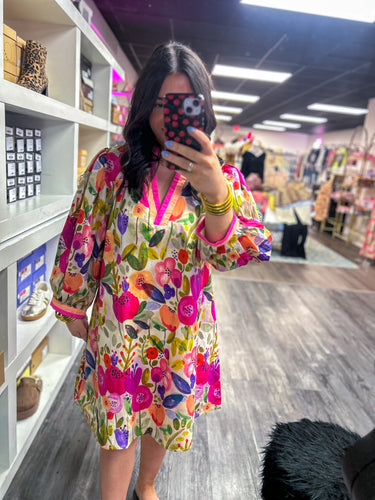 Paint Me A Flower Field Dress
