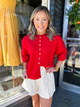 Load image into Gallery viewer, Heart Print Denim Casual Shorts