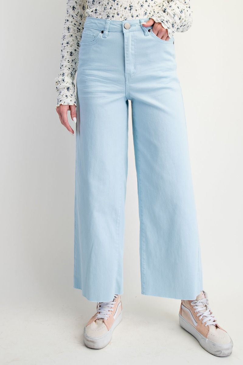 Snow Blue Soft Denim Pants