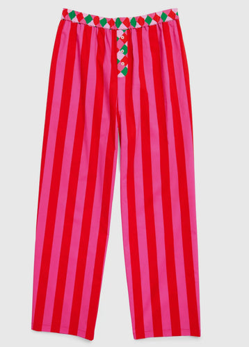 Festive Stripes Pajama Pants